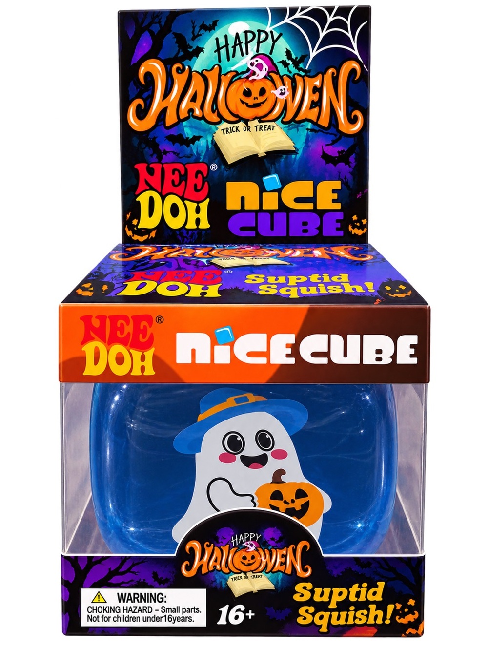 NiceCube Halloween Ghost Blue Stress Squish Toy